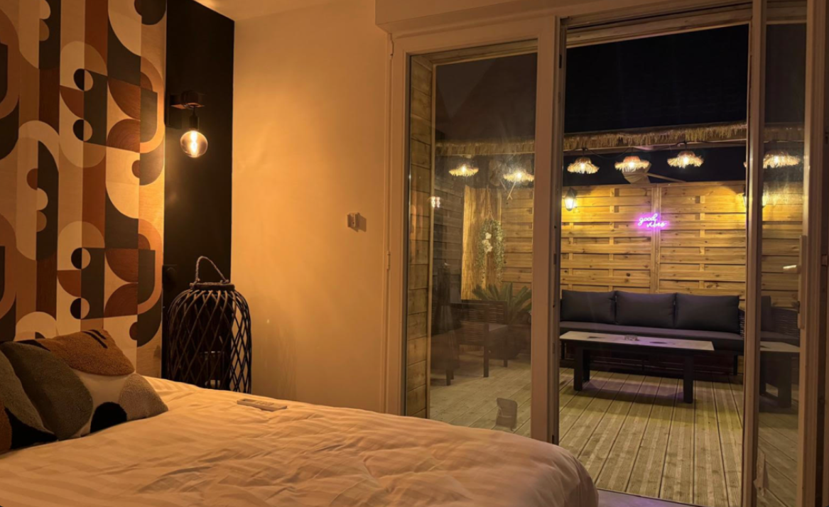 Chambre avec vue sauna